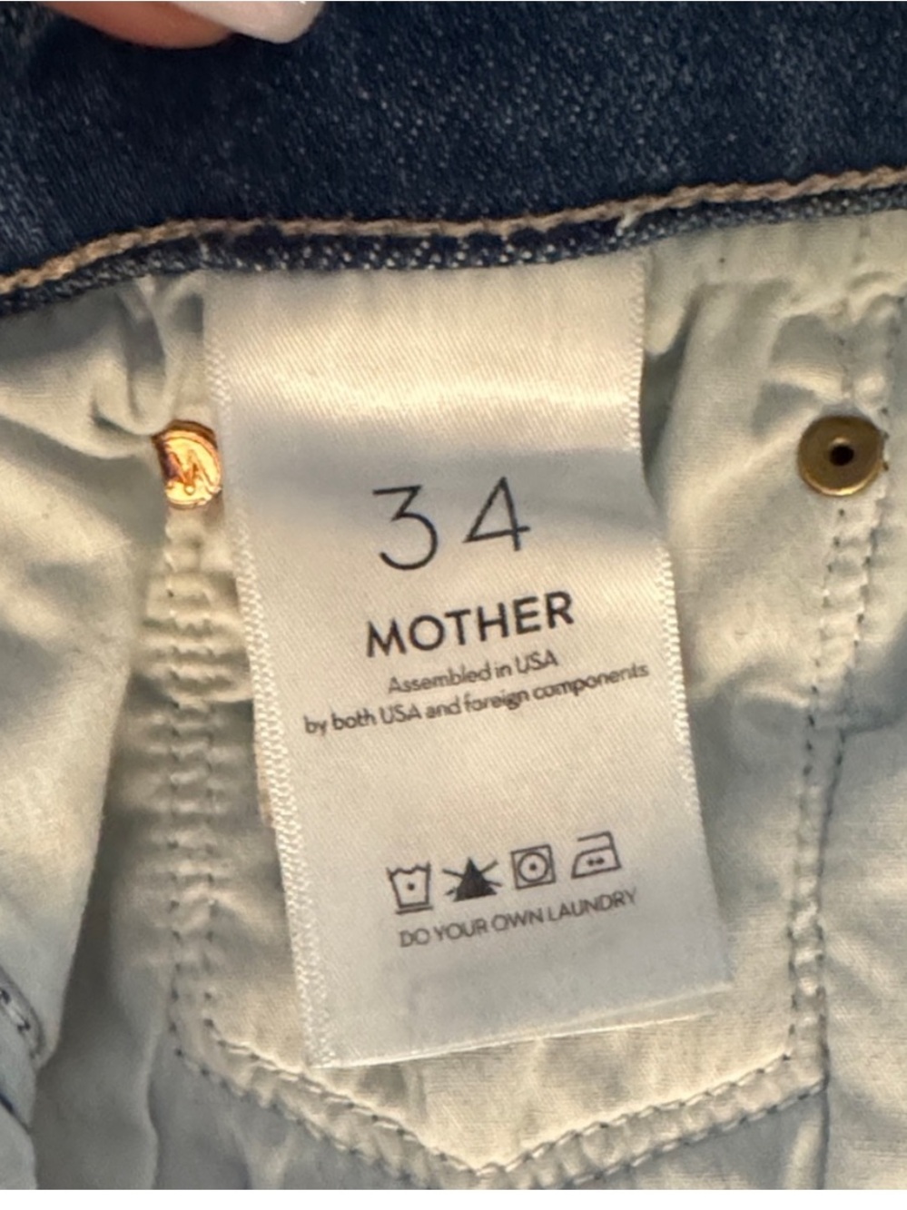 MOTHER Indigo Straight-Leg Women's Jeans - Picture 5 of 13